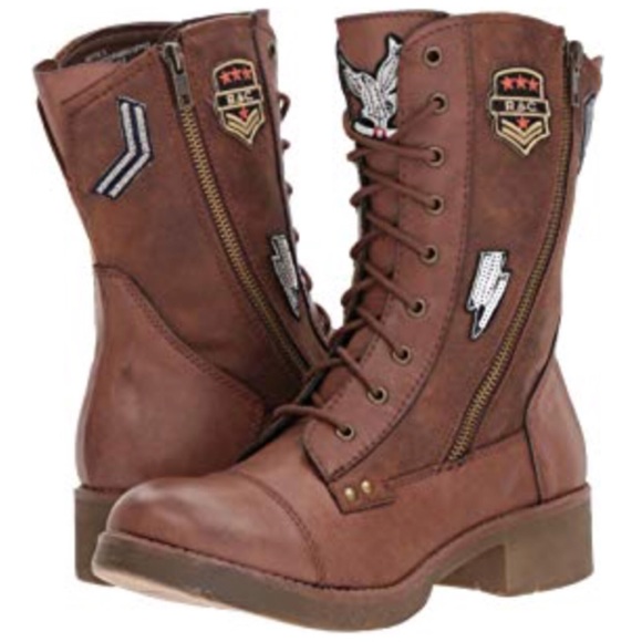 women's rock and candy junie combat boots